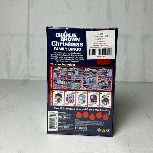 A Charlie Brown Christmas Family Bingo Game - Picture 2 of 5
